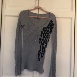 Twisted Hearts gray long sleeve tshirt